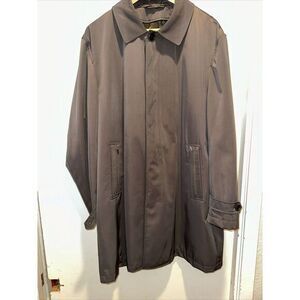 $495 Cardinal Of Canada Men's Black McCord Water Repellent Rain Coat Jacket Sz L